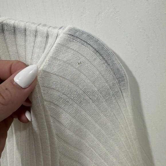 MICHEL KLEIN Cardigan Beige 38(Approx.‎ M) Belt - Picture 6 of 9